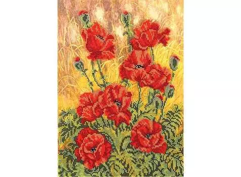 Набор вышивки бисером «Маки»