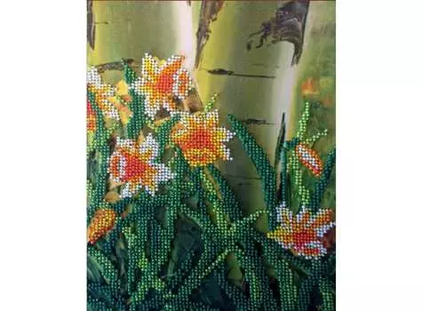 Набор вышивки бисером «Нарциссы»