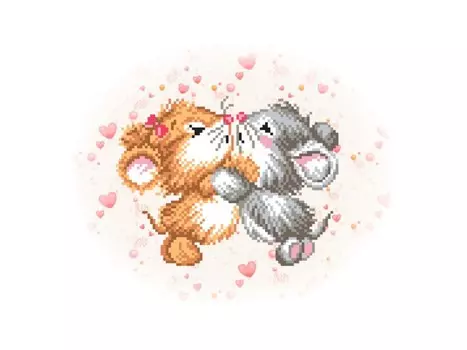 Набор вышивки бисером «Обнимашки»