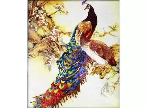 Набор вышивки бисером «Павлин»