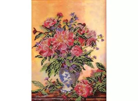Набор вышивки бисером «Пионы. Букет»