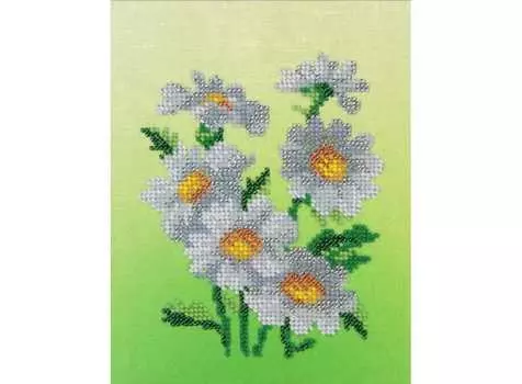 Набор вышивки бисером «Полевая ромашка»