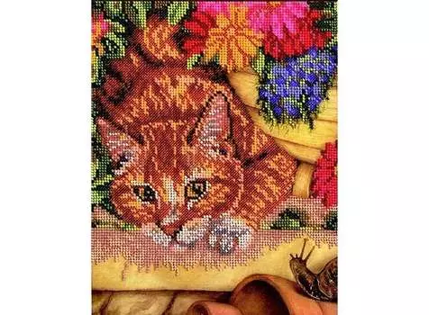 Набор вышивки бисером «Рыжий охотник»