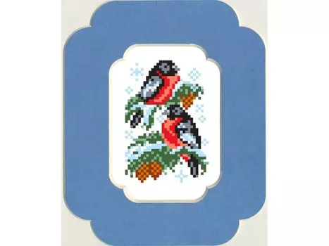 Набор вышивки бисером «Снегири»