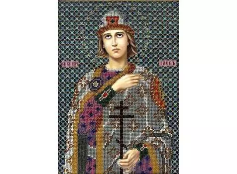 Набор вышивки бисером «Святой Глеб»