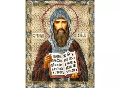 Набор вышивки бисером «Святой Кирилл»