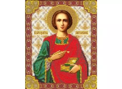Набор вышивки бисером «Святой Пантелеимон»