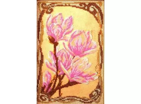 Набор вышивки бисером «Трогательные магнолии»