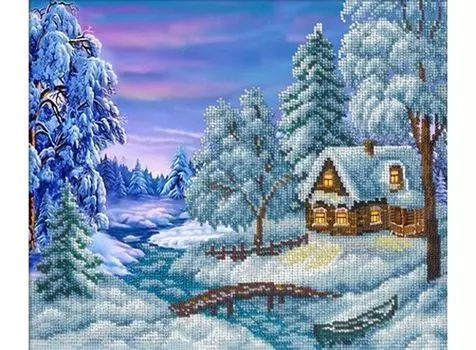 Набор вышивки бисером «Зимний вечер»