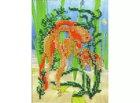 Набор вышивки бисером «Золотая рыбка»