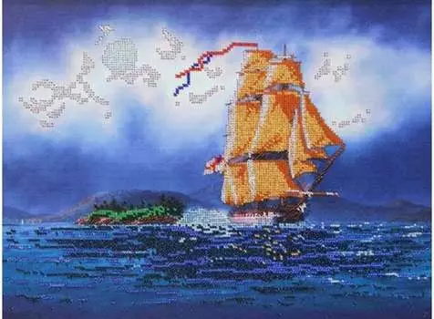 Набор вышивки бисером «Золотые паруса»