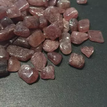 Натуральный камень Авантюрин малиновый (фракция 10-15 мм) 200 г, ResinArt