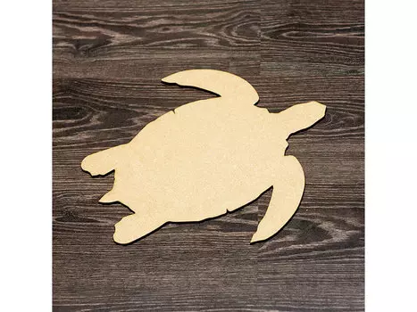 Основа для картины Черепаха, 40х35 см, ResinArt