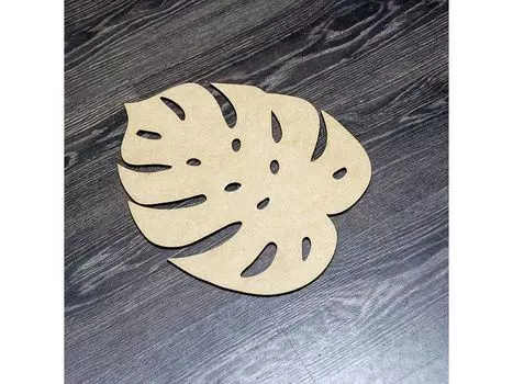 Основа для картины Монстера (малая), 32х26 см, ResinArt