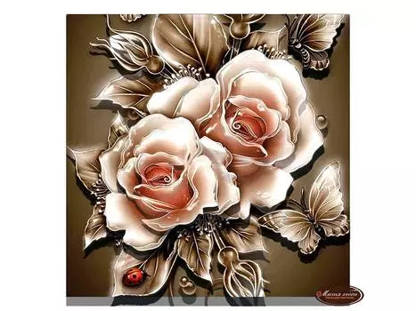 Папертоль «Карамельные розы»