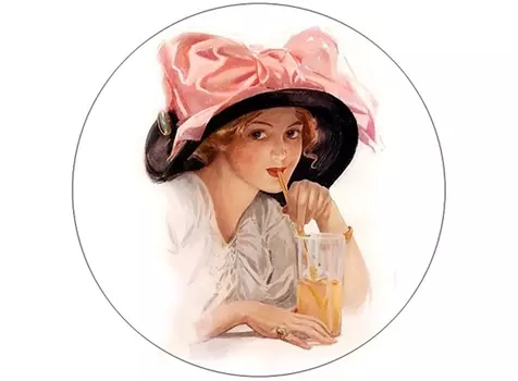 Папертоль «Миниатюра. Дама с бантом»