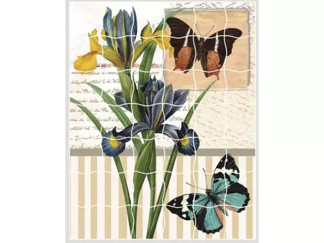 Пазлы-стикеры «Ирисы»