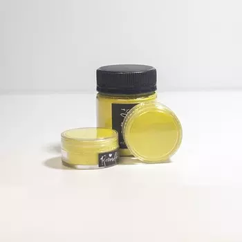 Перламутровый пигмент для смолы - желтый 10 мл, ResinArt