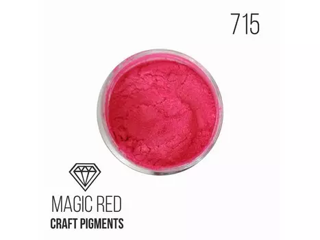 Пигмент минеральный магический красный (Magic red) 10 мл, CraftPigments