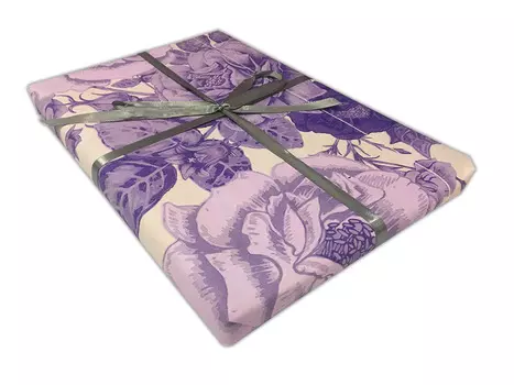 Подарочная упаковка «Сиреневые пионы»