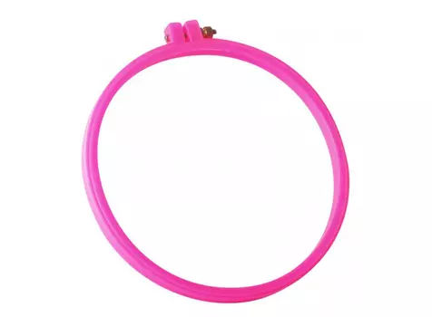 Пяльцы розовые пластиковые