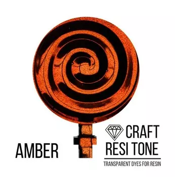 Прозрачный тонер для эпоксидной смолы янтарный 10 мл, ResiTone