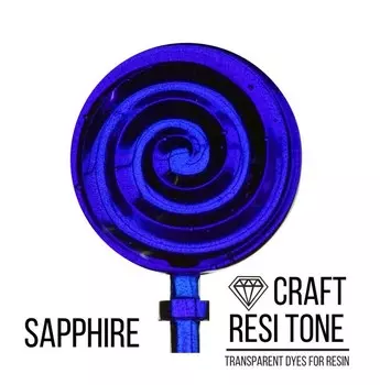 Прозрачный тонер для эпоксидной смолы синий 10 мл, ResiTone