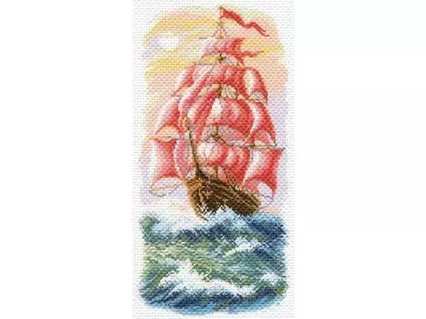 Рисунок на канве «Алые паруса»