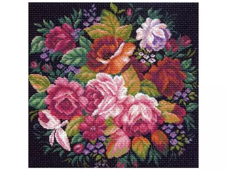Рисунок на канве «Бархатный букет»
