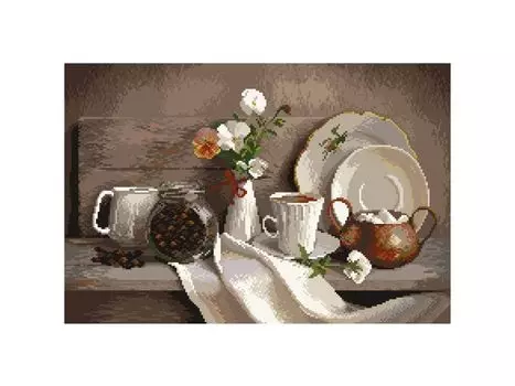Рисунок на канве «Кофейный аромат»