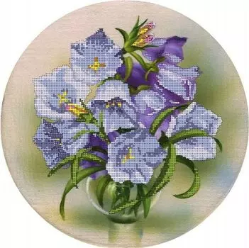 Рисунок на канве «Колокольчики»