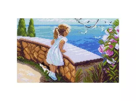 Рисунок на канве «Летняя прогулка»