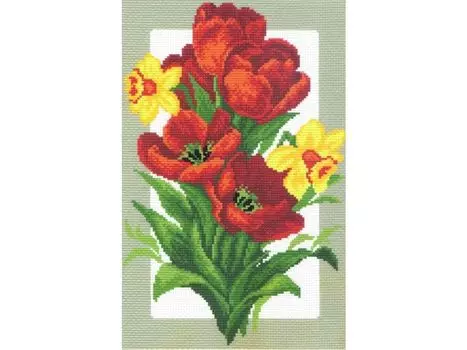 Рисунок на канве «Майский букет»