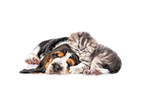 Рисунок на канве «Малыши»