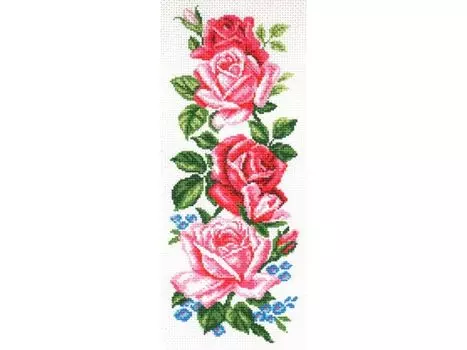 Рисунок на канве «Нежные розы»