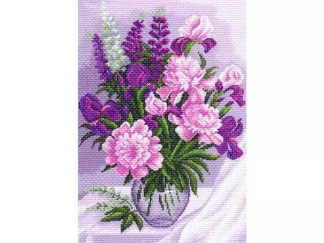 Рисунок на канве «Сиреневое настроение»