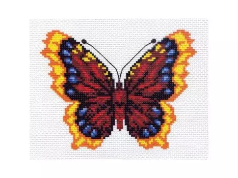 Рисунок на канве «Траурница»