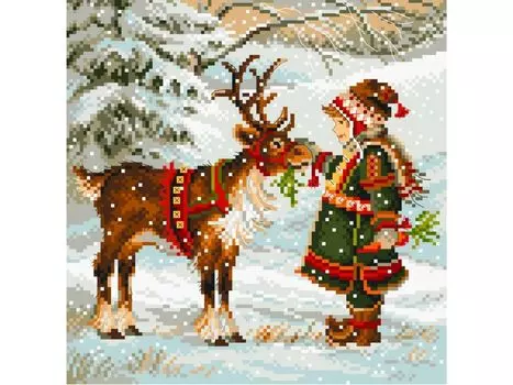 Рисунок на канве «Забота»