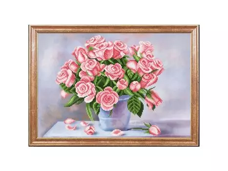 Рисунок на ткани «Ароматные розы»