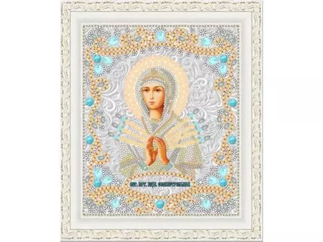 Рисунок на ткани «Богородица Семистрельная»