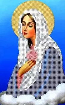 Рисунок на ткани «Богородица Умиление»