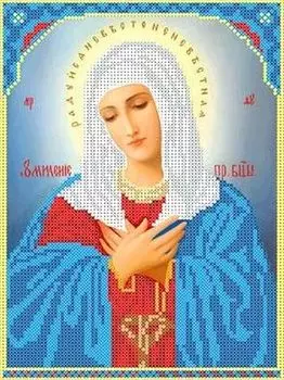 Рисунок на ткани «Богородица Умиление»