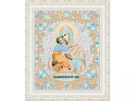 Рисунок на ткани «Богородица Владимирская»
