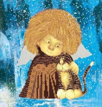 Рисунок на ткани «Друзья»