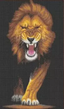 Рисунок на ткани «Хищники. Лев»
