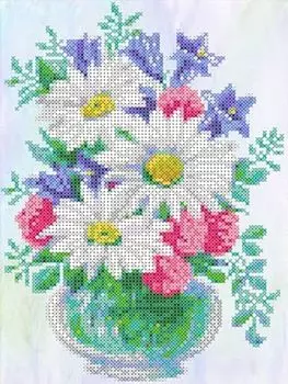 Рисунок на ткани «Летний букет»