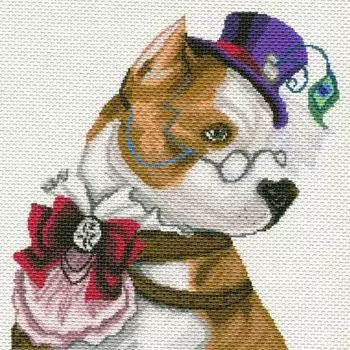 Рисунок на ткани «Мистер Дог»