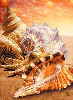 Рисунок на ткани «Морские сувениры»