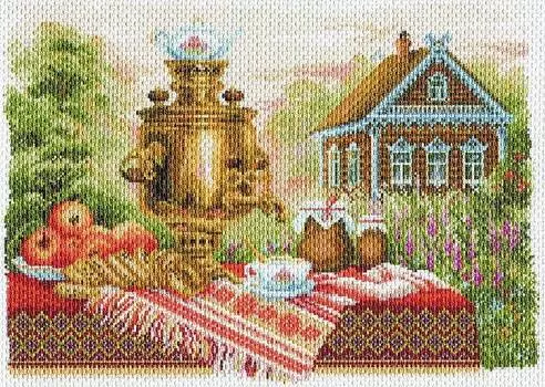 Рисунок на ткани «Натюрморт деревенский»