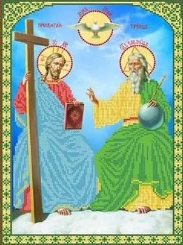 Рисунок на ткани «Новозаветная Троица»